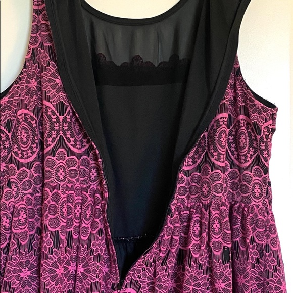 FOREVER 21 PLUS | Pink Lace Dress - 1X - Picture 4 of 8